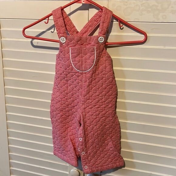 Quilted unisex 1970s one piece romper by Magic Years size 12 to 18 months - Picture 1 of 5